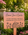 custom garden stake