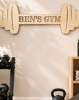 personalised gym sign