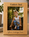 custom wording photo frame
