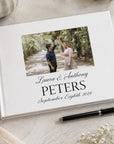 personalised guest book with photo