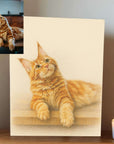 Pet portrait generated from photo