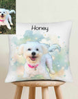 personalised pet memorial cushion