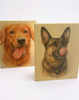 pet memorial portrait