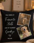 pet memorial pillow