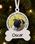 pet memorial white ornament