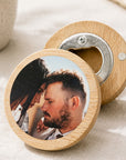 magnetic bottle opener with photo