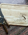 custom engraved pizza serving board 320x220mm