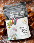 salted caramel peanut brittle