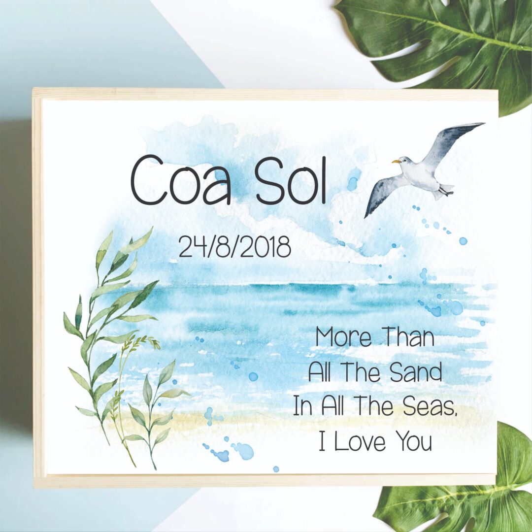 personalised keepsake box