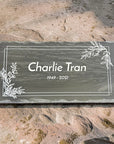 stone memorial plaque