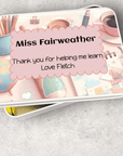 personalised teacher gift, teacher tin