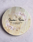 Bamboo Spinning Cheese Set