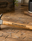personalised hammer as a teacher gift
