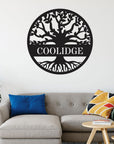 family name sign, tree of life