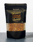 whiskey cashew caramel brittle