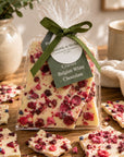 Gluten free Belgian white chocolate honeycomb in 200g gift bag