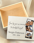 woodem memorial box 3 sq
