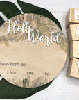 Birth Announcement Disc