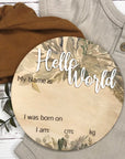 Birth Announcement Disc