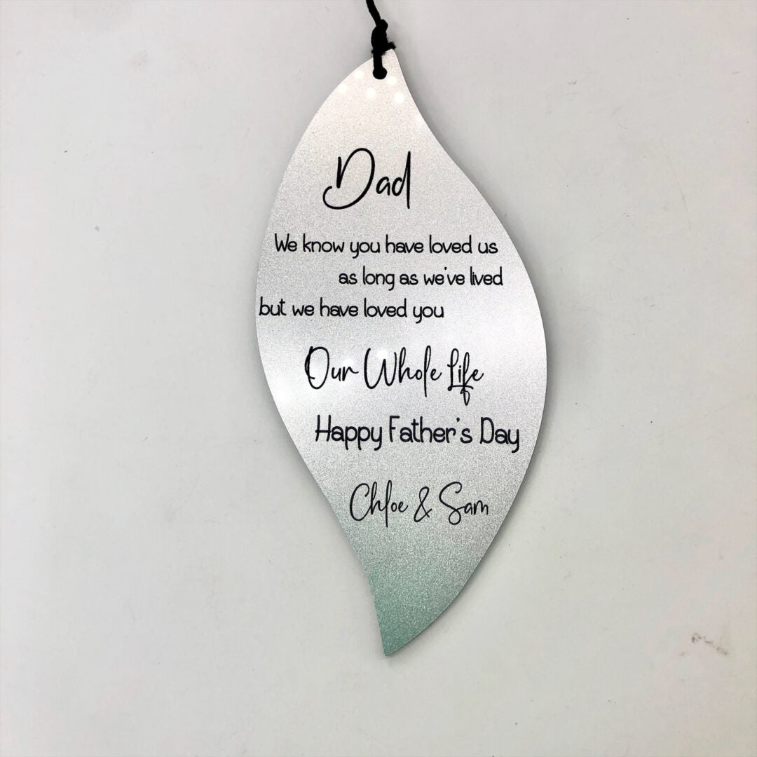 Personalised wind chimes