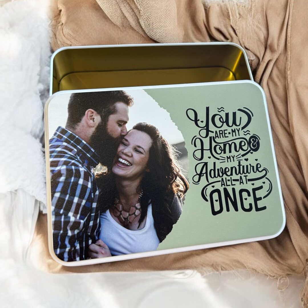 valentines day tin, personalised valentines gift