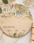 personalised milestone disc