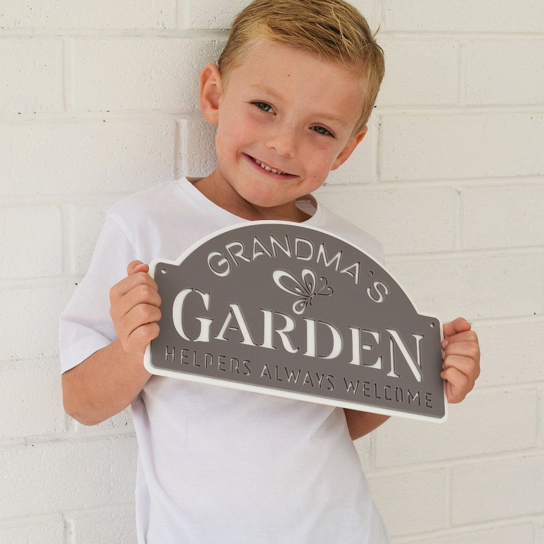 personalised garden sign