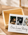 Three photo Keepsake Box