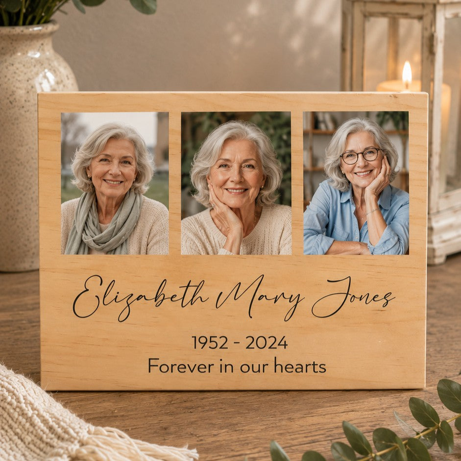 memorial photo block