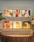 Personalised collage LED photo keepsake