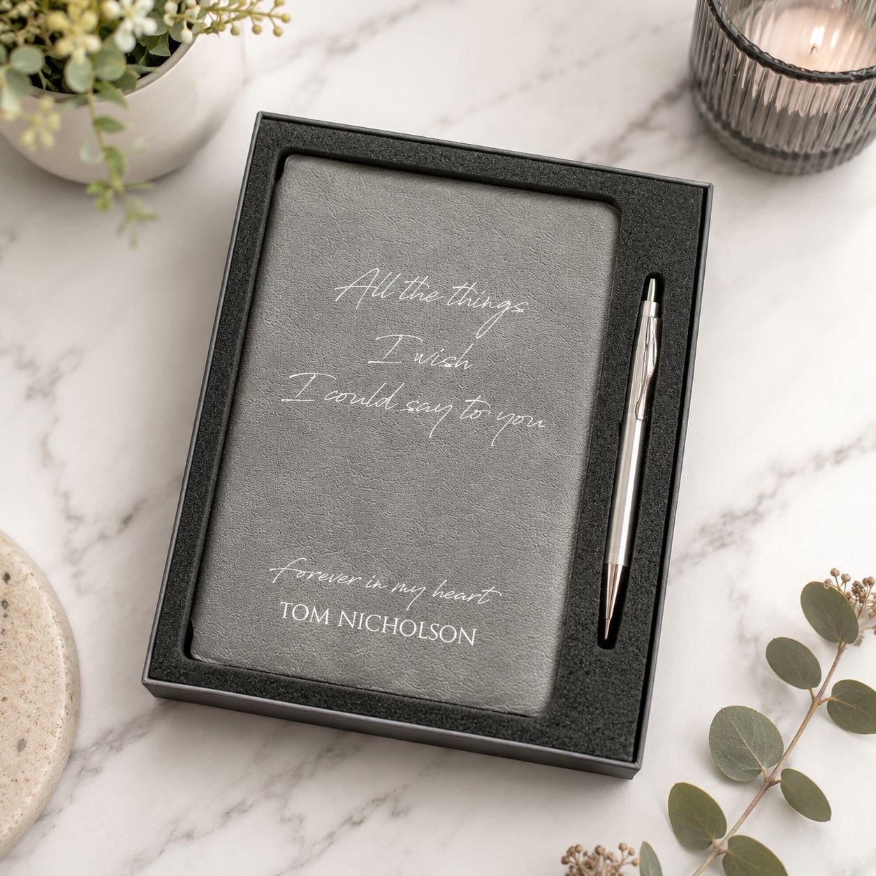 memorial journal gift set