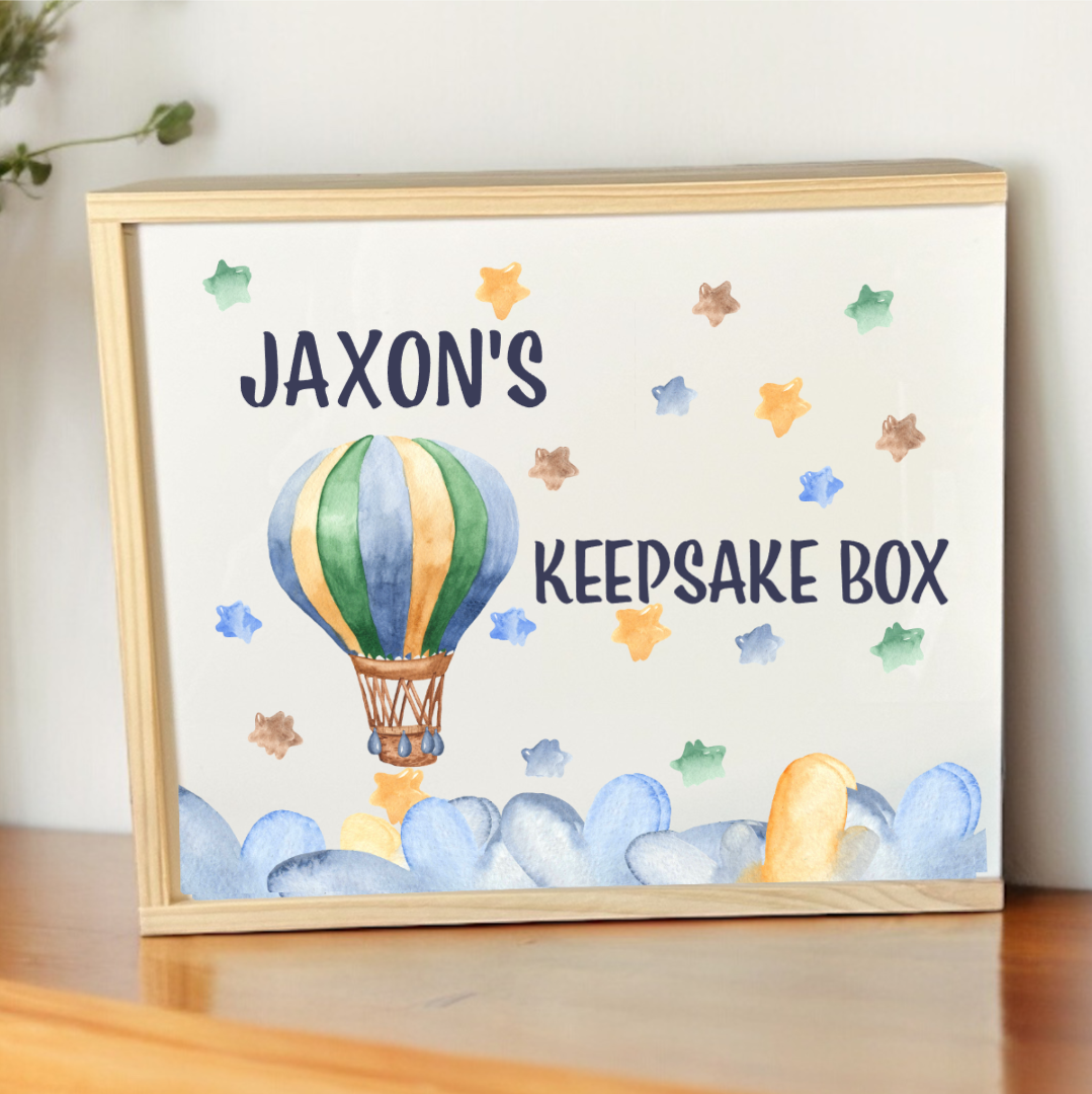Balloon - Personalised Keepsake Box