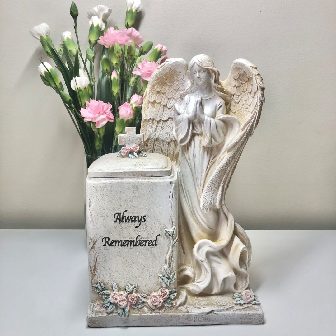 memorial angle statue, memorial gift