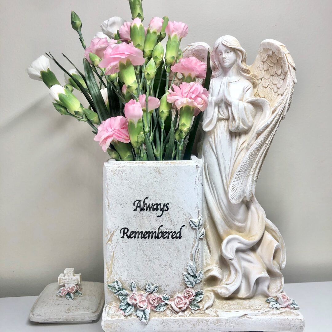 memorial angle statue, memorial gift