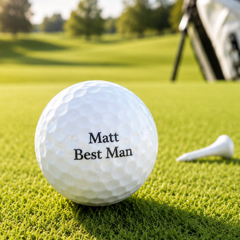 personalised golf ball any text