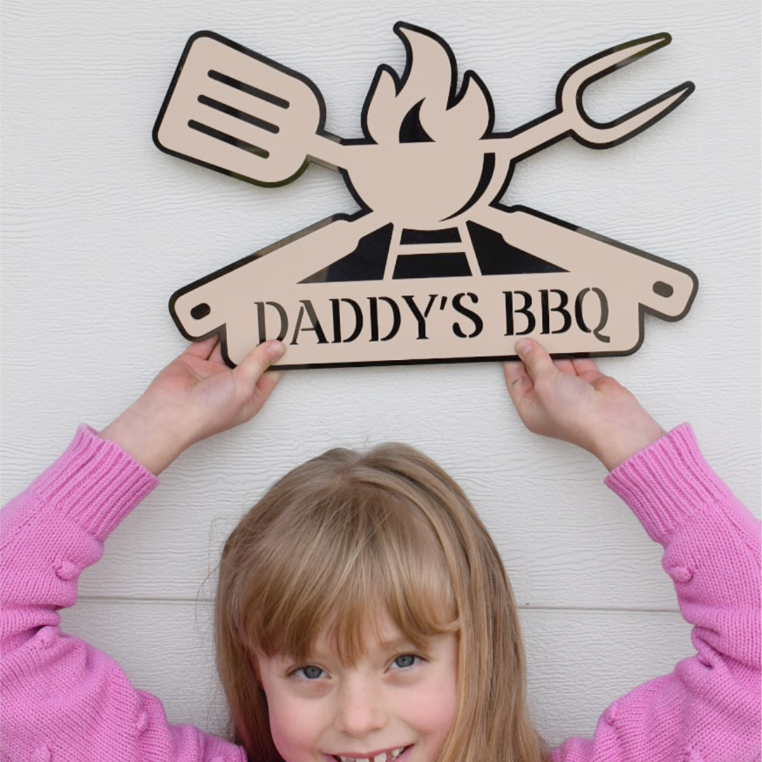 personalised BBQ sign