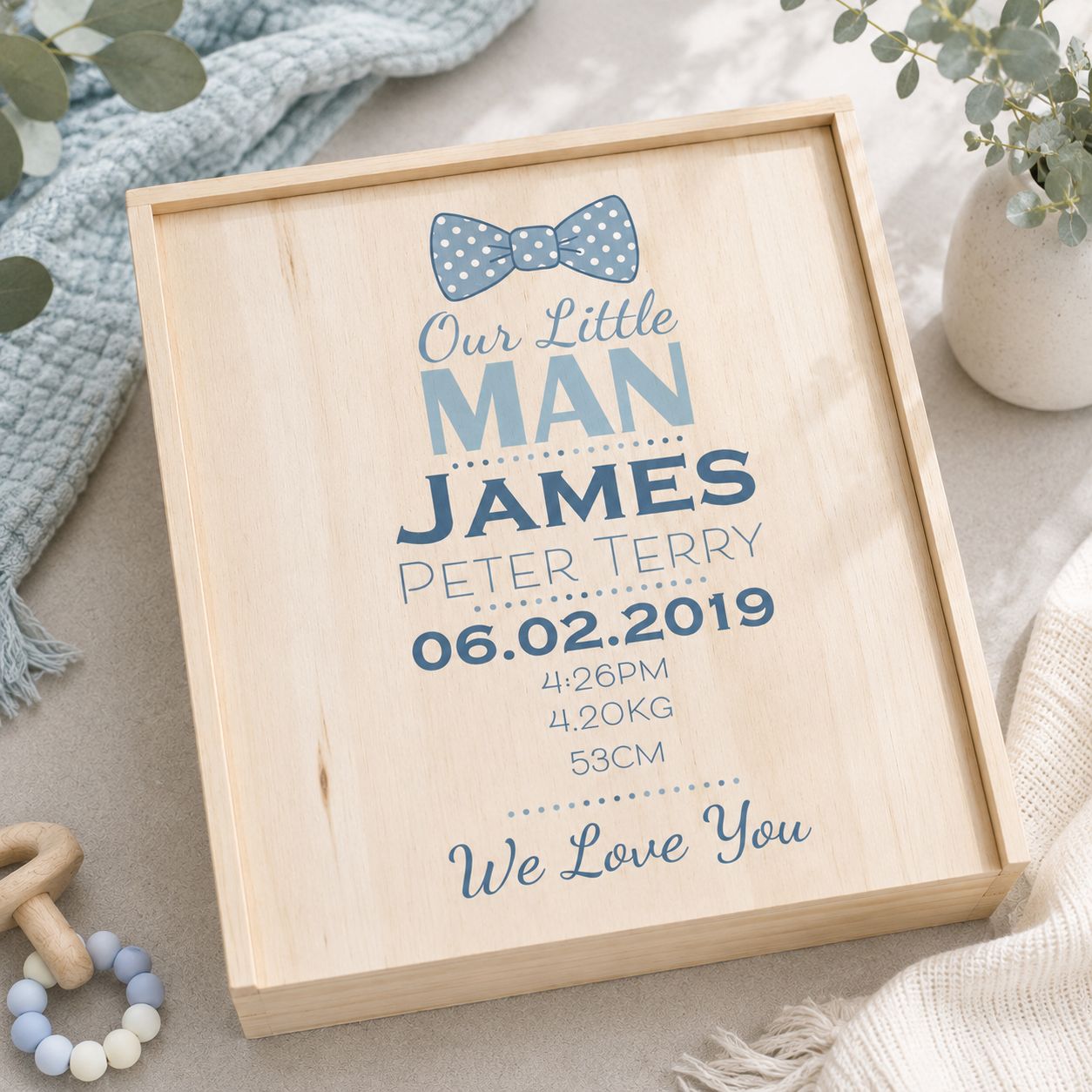 baby boy keepsake box