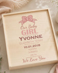 baby girl keepsake box