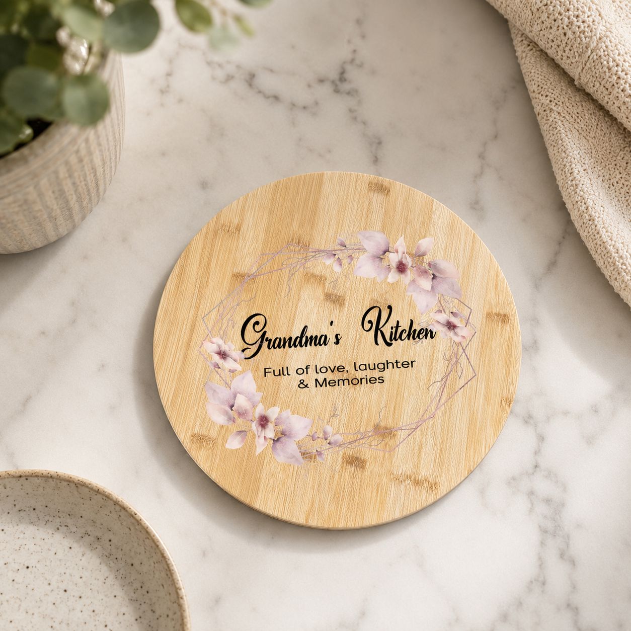 personalised cheese set
