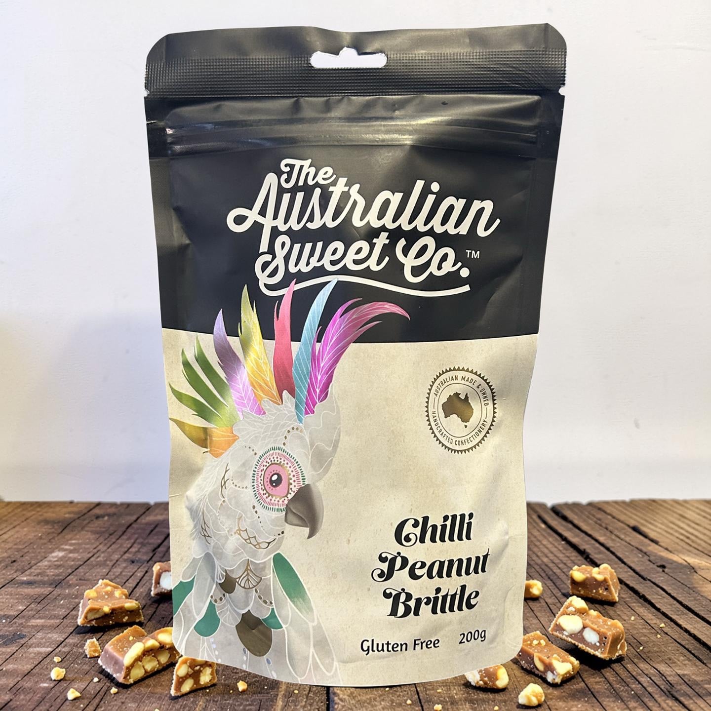chilli peanut brittle
