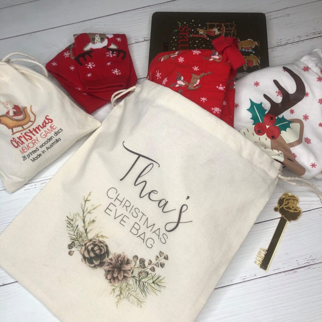 Christmas Eve Bag Wreath 3