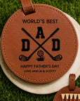 personalised golf gift personalised golf tee holder for dad