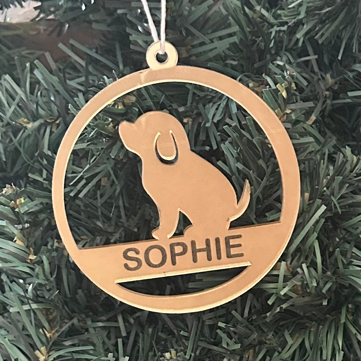 Dog Memorial Ornament
