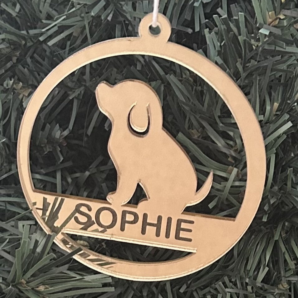 Dog Memorial Ornament