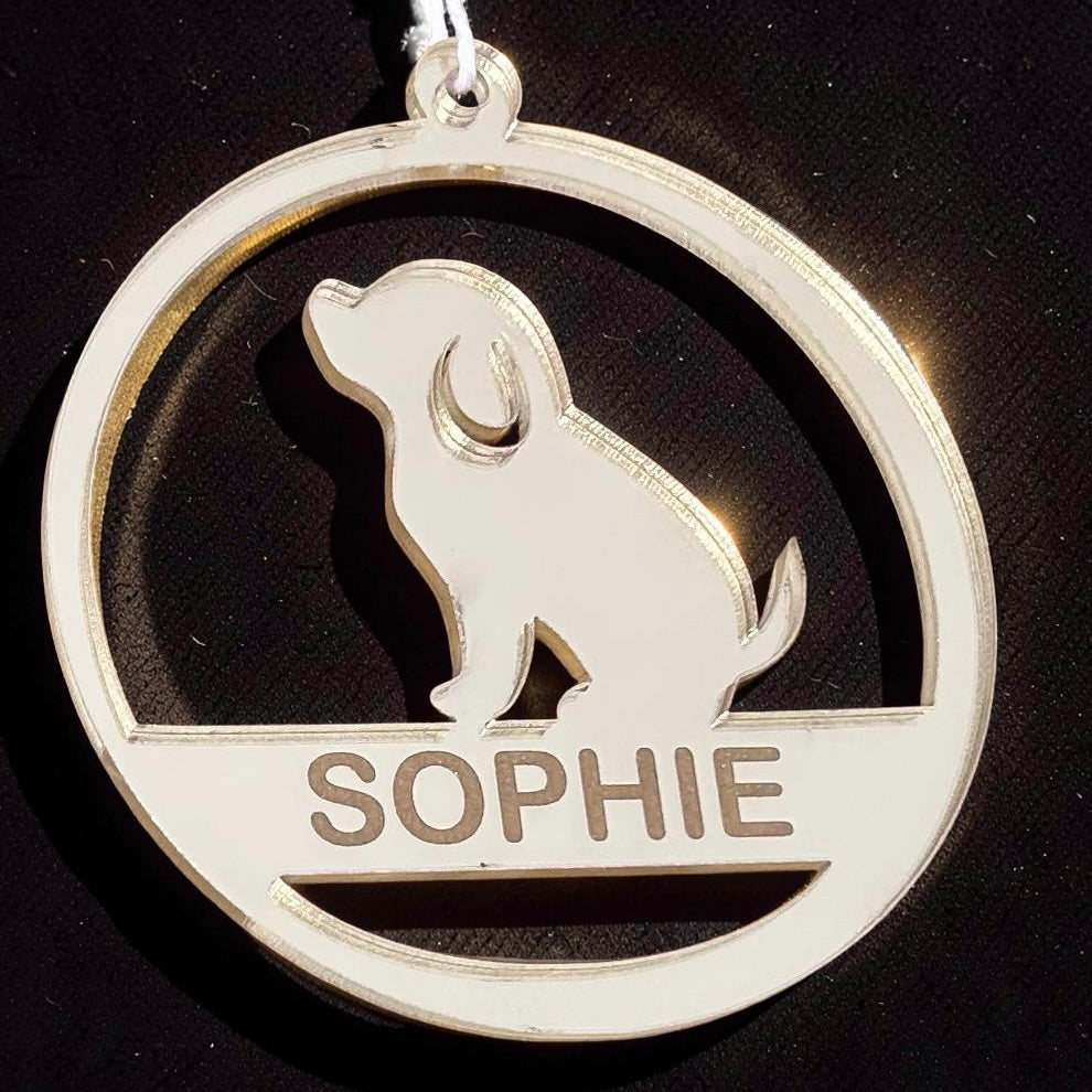 Dog Memorial Ornament