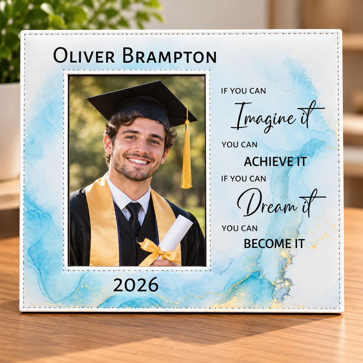 Personalised graduation photo frame