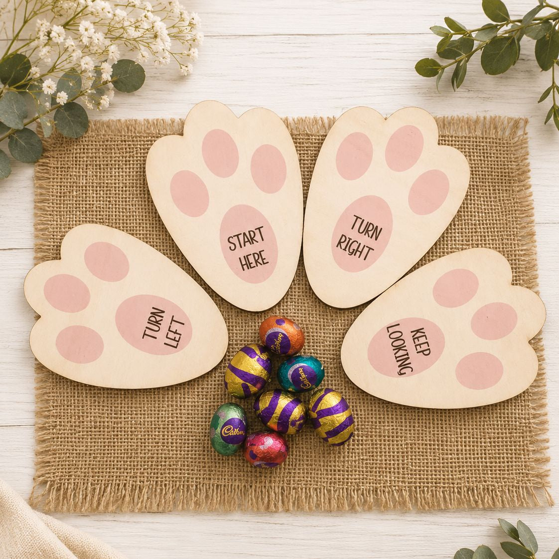 bunny footprints