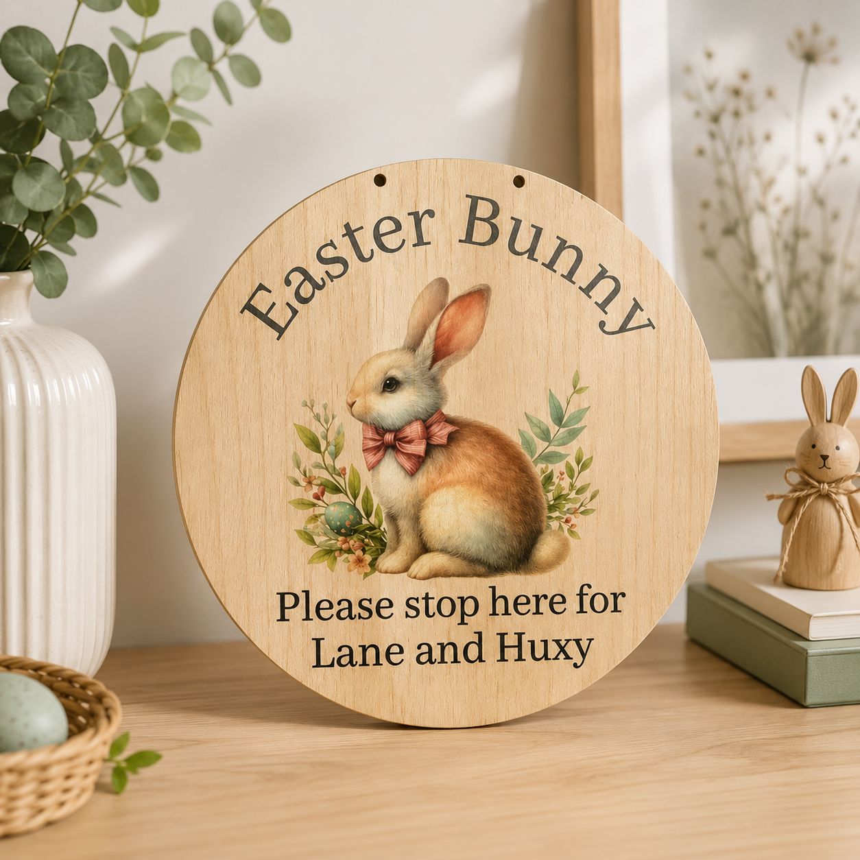 easter bunny sign