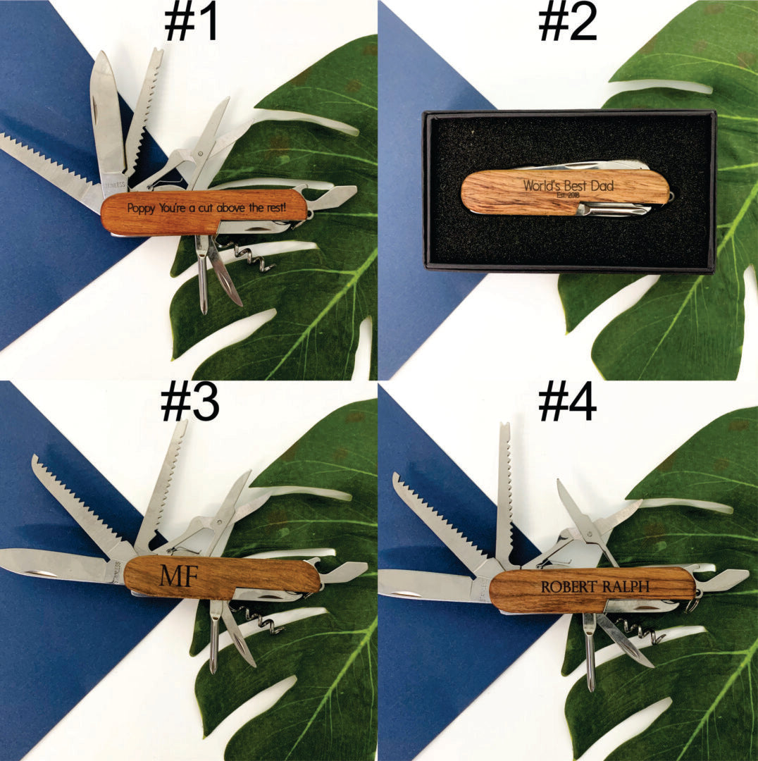Personalised pocket knife