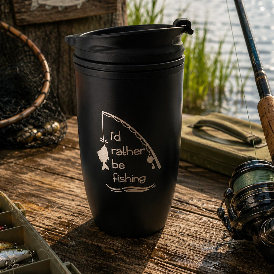 fishing travel mug